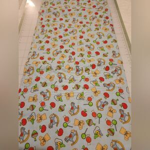 Fabric 2 Yards Cotton ABC Toys Light Blue Background 44 x 72